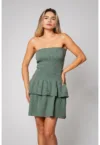 Rochie stratificata de bumbac fara maneci