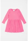 Rochie striata cu maneci lungi