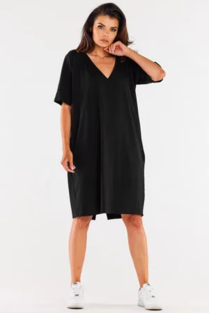 Rochie supradimensionata - cu buzunare -