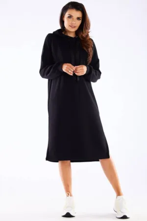 Rochie supradimensionata cu maneci lungi