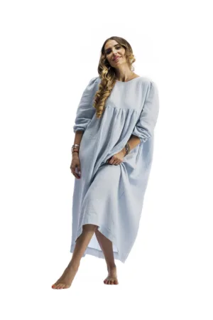 Rochie supradimensionata de bumbac organic