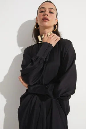 Rochie supradimensionata din satin