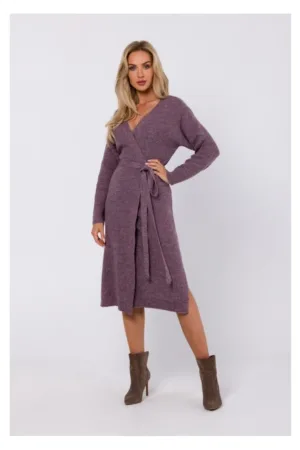 Rochie suprapusa legata in jurul taliei - heather - UNI