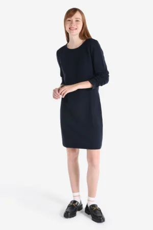 Rochie texturata din amestec de bumbac