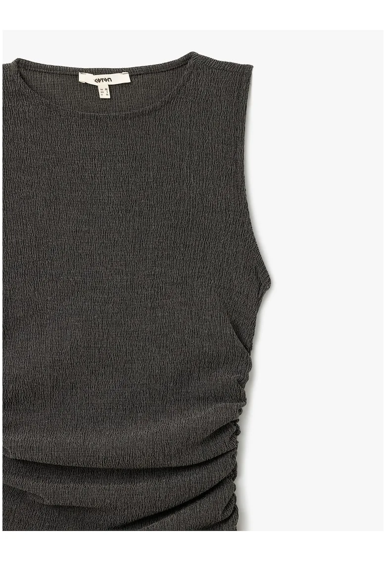 Rochie texturata fara maneci