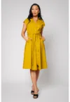 Rochie tip camasa Yellow Mustard 12652