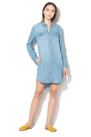Rochie tip camasa - din lyocell