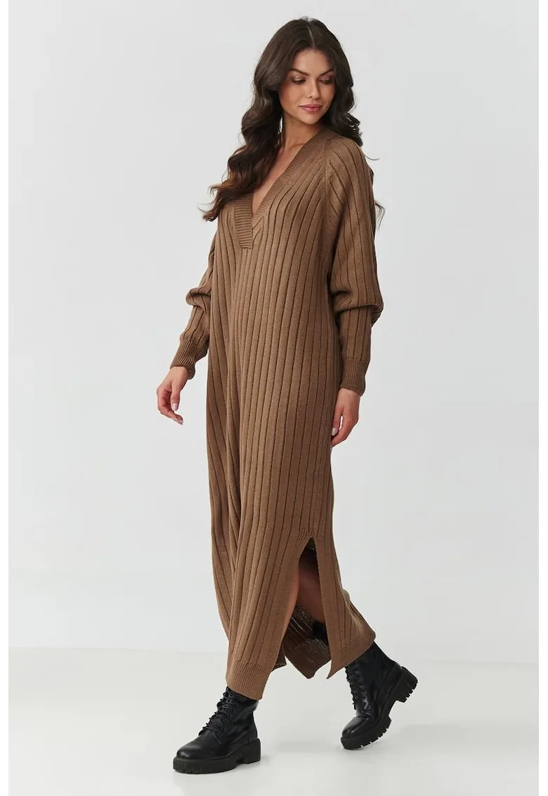 Rochie tip pulover su striatii -