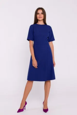 Rochie trapez cu pliuri