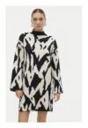 Rochie tricotata Gold New Art 10311362 Negru Regular Fit - Viscoza