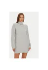 Rochie tricotata LKD-248SINBYA Gri Regular Fit - Acril