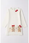 Rochie tricotata cu detalii grafice