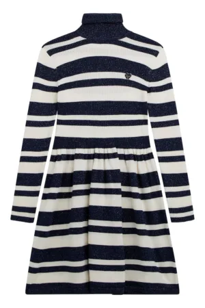 Rochie tricotata cu dungi