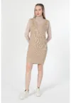 Rochie tricotata fara maneci
