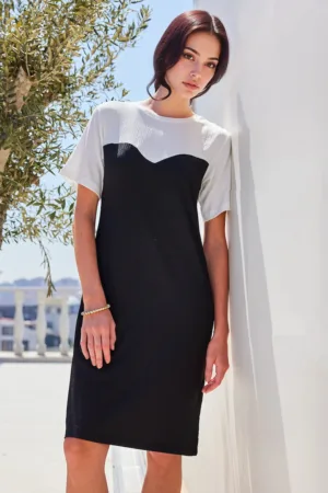 Rochie tricotata - neagra - poliester