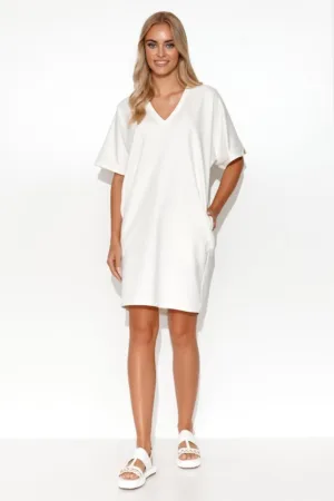 Rochie-tricou cu buzunare
