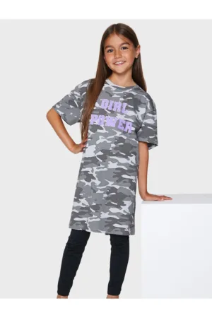 Rochie-tricou cu decolteu la baza gatului 23435