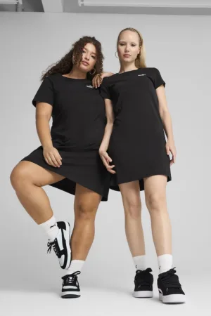 Rochie-tricou cu detaliu logo