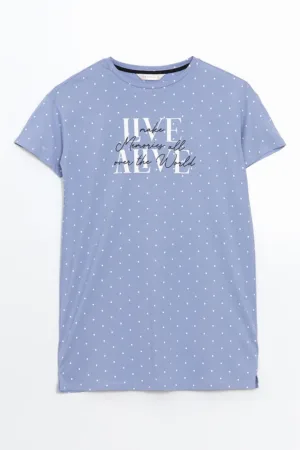 Rochie-tricou cu model