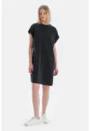 Rochie-tricou din amestec de lyocell