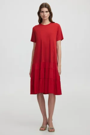 Rochie-tricou stratificata