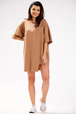 Rochie-tunica asimetrica -