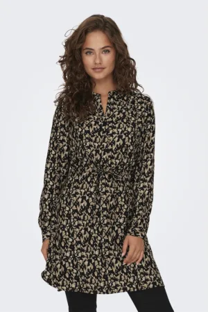 Rochie-tunica cu cordon aosrtat Cory
