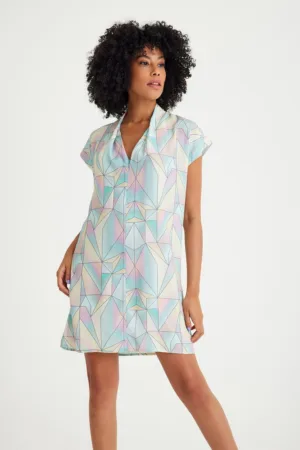 Rochie-tunica cu decolteu in V