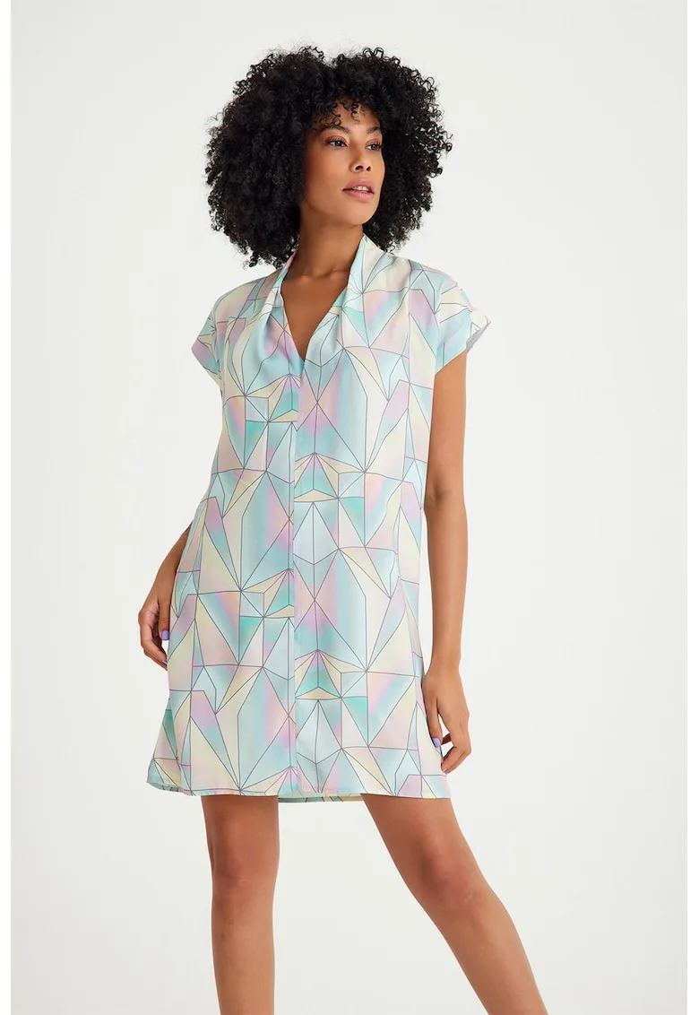 Rochie-tunica cu decolteu in V