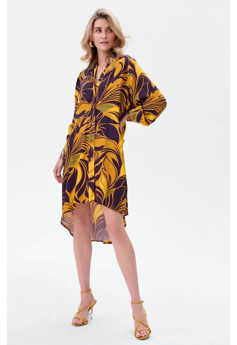 Rochie-tunica lejera - cu motive florale Tutti