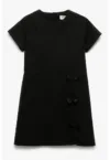 Rochie uni cu funda
