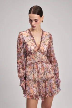 Rochie vaporoasa cu decolteu in V
