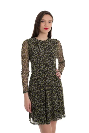 Rochie vaporoasa cu model floral Odette