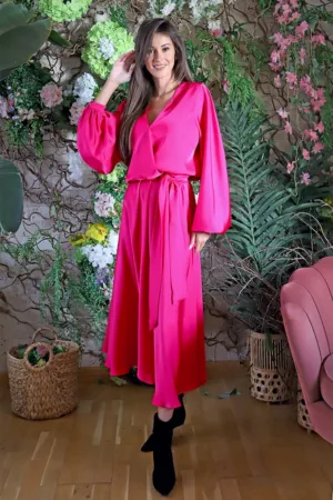 Rochie vaporoasa din amestec de matase Avellino