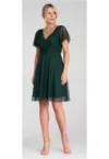 Rochie  verde - din plasa - rochie de petrecere -