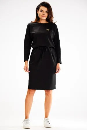 Scurta Rochie Maneca lunga - La baza gatului A606