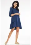 Scurta Rochie Maneca trei sferturi Casual A648