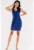 Albastru Scurta Rochie Fara maneca Elegant Cambrata A484