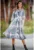 Midi Rochie Carouri Maneca trei sferturi A334