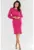Midi Rochie Maneca lunga – Cambrata – Poliester A551