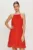 Pepe Jeans Rochie culoarea rosu