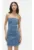 Rochie – 61520 – Bumbac/Poliester – Albastru
