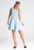 Rochie A-line – albastra – poliester