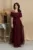Rochie Adellya Bordo