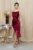 Rochie Biskra Bordo