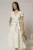 Rochie DY Fashion ivoar cu buline cu decolteu petrecut si cordon in talie