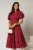 Rochie DY Fashion midi magenta din poplin cu guler ascutit si maneci scurte bufante