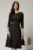 Rochie DY Fashion neagra clos cu detaliu pe talie