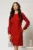 Rochie DY Fashion scurta din catifea fixa bordo cu funde pe maneci