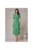 Rochie DY Fashion verde de zi de vara cu maneci scurte si nasturi la bust